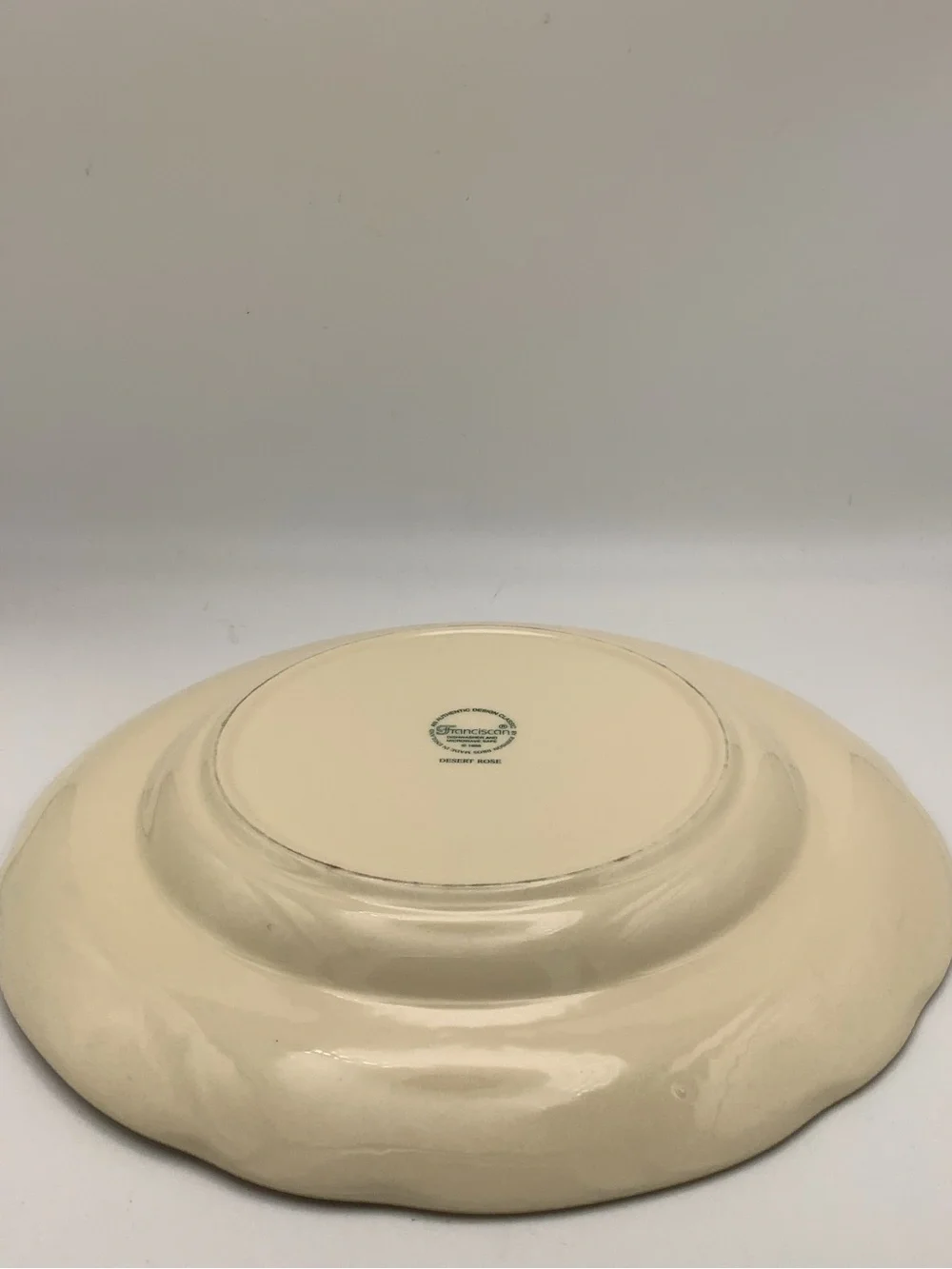 Three Franciscan Desert Rose Dinner Plates Made in England